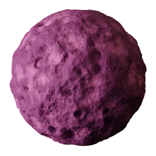 Alien Pink Asteroid