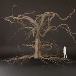 SJ-Weathered Tree Without Foliage