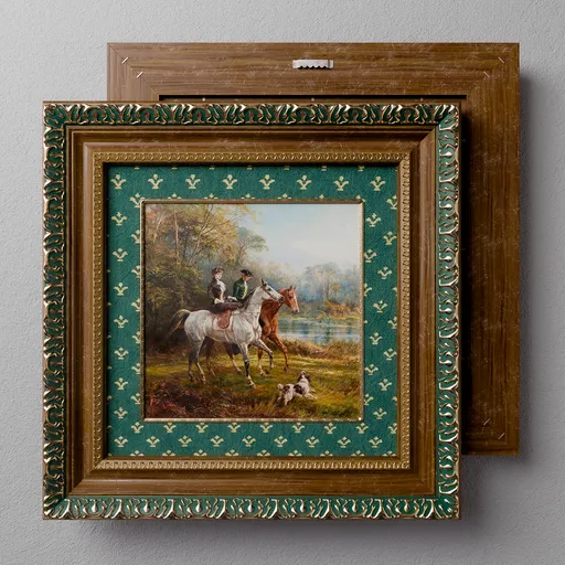 Picture Equestrian Landscape Frame