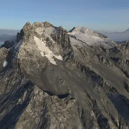 Mountain Rugged Peak Landscape