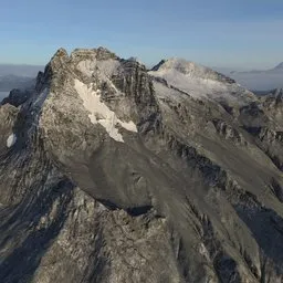 Mountain Rugged Peak Landscape