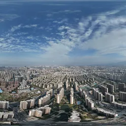 Highsky building clouds sunshine