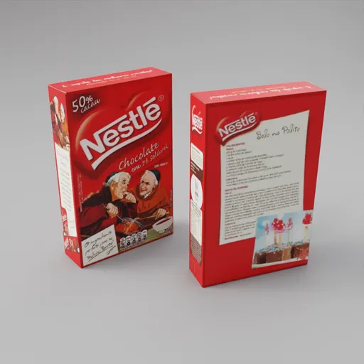 Chocolate Powder Box