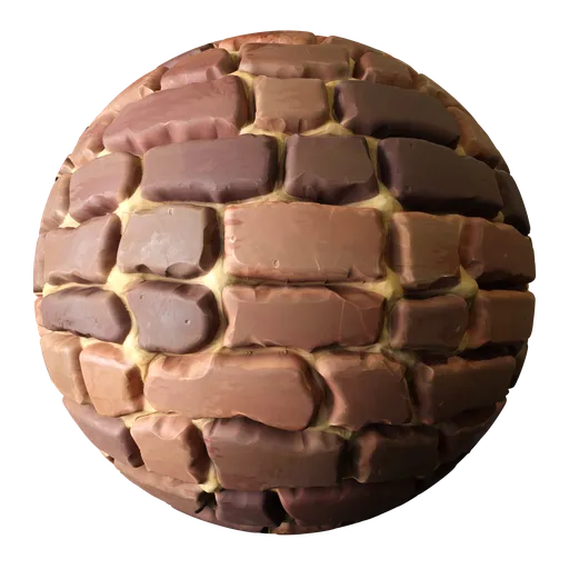 Stylized Rounded Bricks