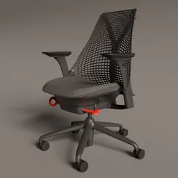 Gaming Chair HM Sayl Black - Red