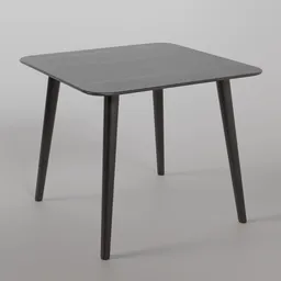 Malmö Table 706 90X90 B105 - Dark Wenge