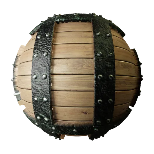Wood Planks Iron Pine