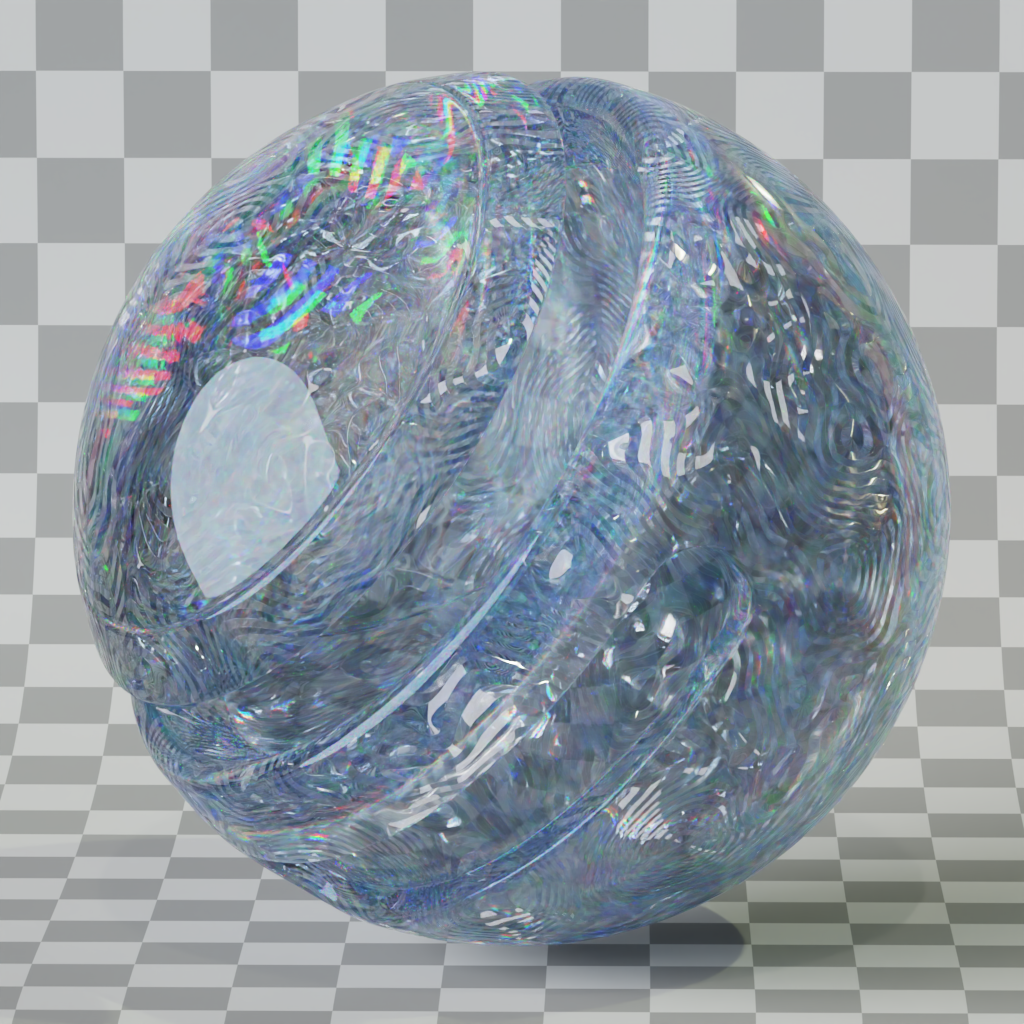 Liquid Warp Glass | FREE glass materials | Blendkit