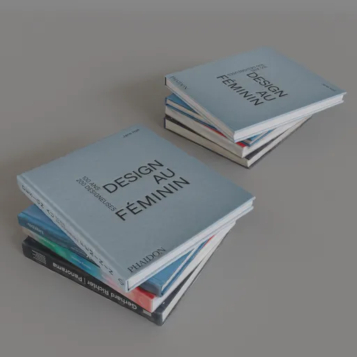 Stacked books