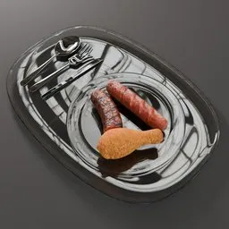 Luxury Food Dining Plate