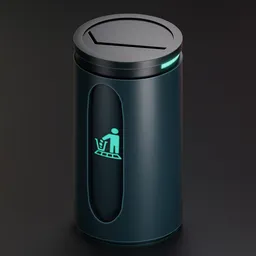 Sci-Fi Trash bin
