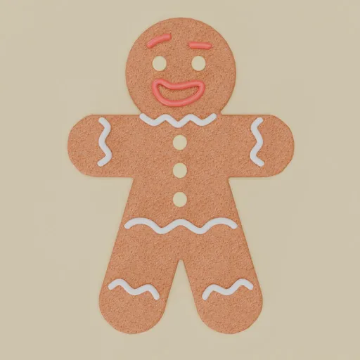 Gingerbread Man Cookie