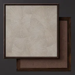 Painting Art Asbtract Leaves Line
