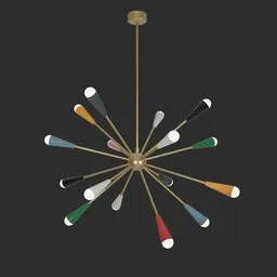 SPUTNIK Color Chandelier