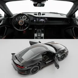 Porsche 911 Stinger GTR(Rigged)