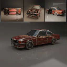 Rusty car