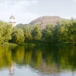 Summer Lake Forest