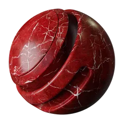 Red marble