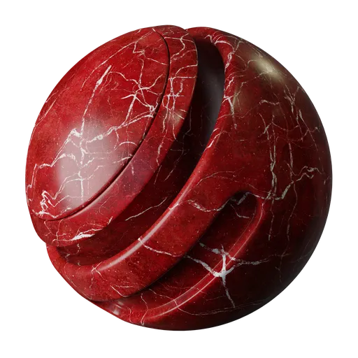 Red marble