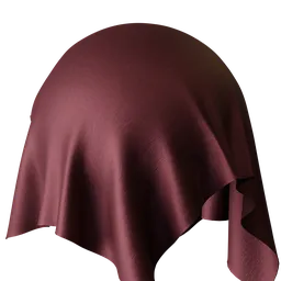 Plain Red Chenille