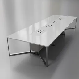 Conference table 16 seats white