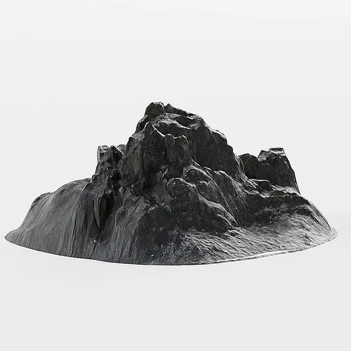 Large Black Outcrop