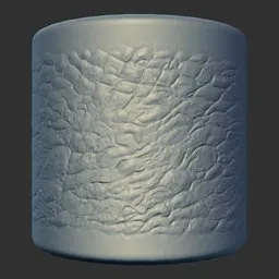 ER Dragon Brush 36 effect for 3D sculpting in Blender, ideal for reptilian skin textures.