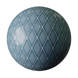 Hishi Tile 100×200mm Blue