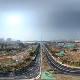 Highsky building road street