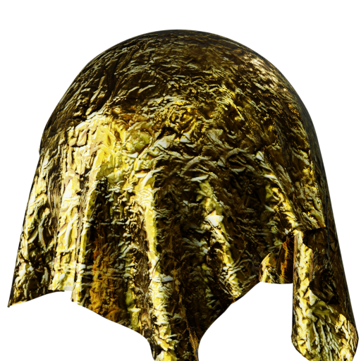 Gold Leaf Metal Texture FREE metal materials BlenderKit