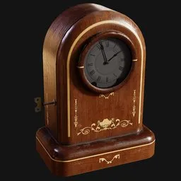 Late 1800s Arch Case Mantel Clock