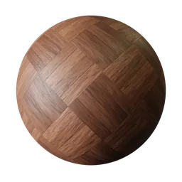 Procedural Basketweave Oak Parquet