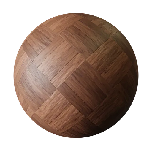 Procedural Basketweave Oak Parquet