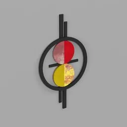 Abstract Circles Wall Art