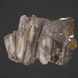 Rocky Mountain Cliff Photoscan