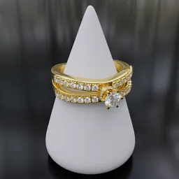 Gold Ring With Diamond