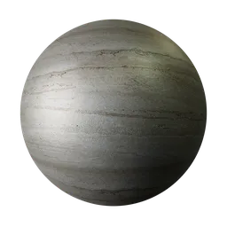 PBR Dark Travertine Stone