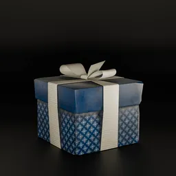 Gift Box with Ribbon and Bow