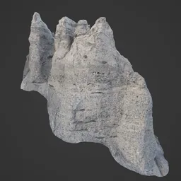 Hoodoo Rock Formation Photoscan