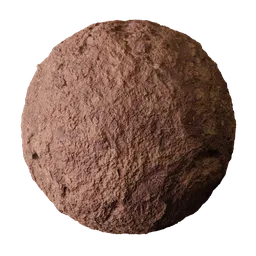 Rust Red Cave Rock