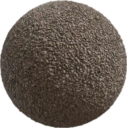 High-resolution PBR Clean Pebbles texture for 3D rendering in Blender and other software, created by Dario Barresi and Charlotte Baglioni.