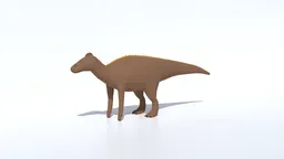 Low Poly Edmontosaurus