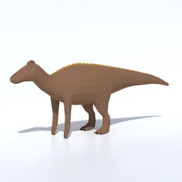 Low Poly Edmontosaurus