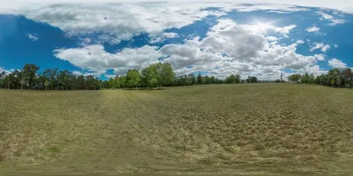 Cloudy park grass Prague Parukarka