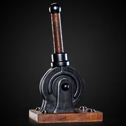 Mechanical Lever Game-Ready + 4K Textures | BlenderKit Series