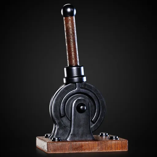 Mechanical Lever Game-Ready + 4K Textures | BlenderKit Series