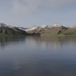 Mountain Landscape Terrain Lake
