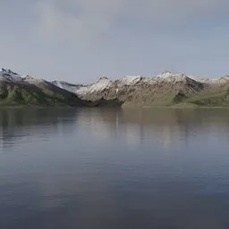 Mountain Landscape Terrain Lake