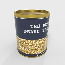 Pearl Barley Tin Can