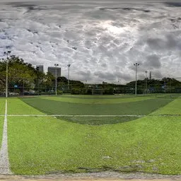 Daytime football training ground